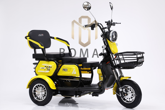 Tipo de carrocería abierta Triciclo eléctrico de 3 ruedas Motocicleta para el transporte de adultos