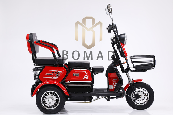 Tipo de carrocería abierta Triciclo eléctrico de 3 ruedas Motocicleta para el transporte de adultos