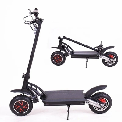 Scooter eléctrico plegable de neumáticos largos para todo terreno con potente batería de litio 119 * 62 * 118cm 55km / h Velocidad Rango de 30km por carga