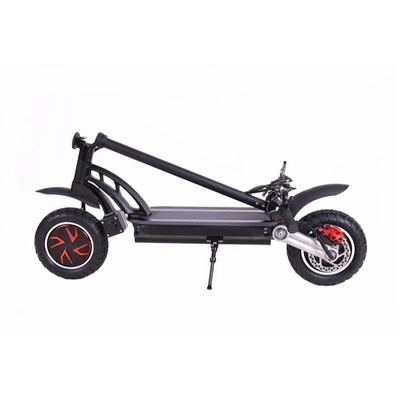 Scooter eléctrico plegable de neumáticos largos para todo terreno con potente batería de litio 119 * 62 * 118cm 55km / h Velocidad Rango de 30km por carga