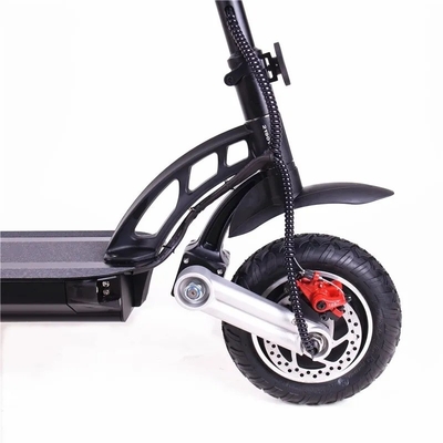 Scooter eléctrico plegable de neumáticos largos para todo terreno con potente batería de litio 119 * 62 * 118cm 55km / h Velocidad Rango de 30km por carga