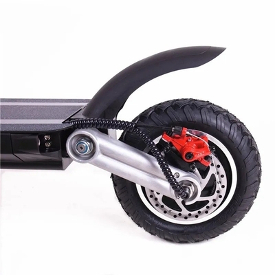 Scooter eléctrico plegable de neumáticos largos para todo terreno con potente batería de litio 119 * 62 * 118cm 55km / h Velocidad Rango de 30km por carga