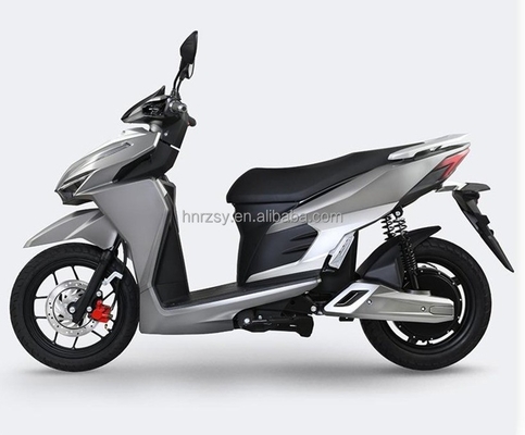 Motocicleta eléctrica de alta velocidad 72v 2000w 2 personas Scooters de ciclomotor eléctrico con tamaño de 1958 * 470 * 1113mm y velocidad de 60km / h
