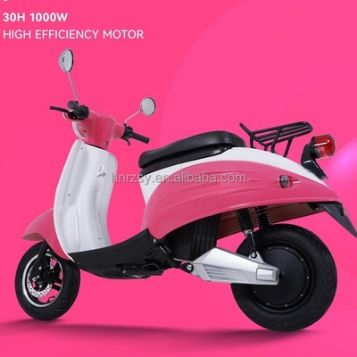 60v 72v 1000w motocicleta eléctrica motocicleta de 2 personas scooters de ciclomotor eléctrico con 10 pulgadas de aluminio de rueda de cubo y 100kg de carga