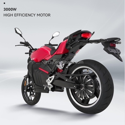 Motocicleta eléctrica de 2 personas motociclo scooter motor 72V 3000W carga de alta velocidad 200kg 2030 * 760 * 1080mm