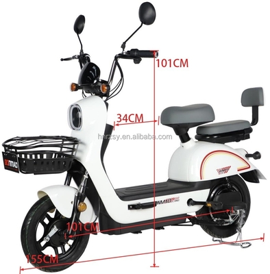Velocidad máxima 30-50km/h Batería de litio de plomo ácido 350w Bicicleta eléctrica Scooter eléctrico estándar nacional Bicicleta eléctrica para adultos