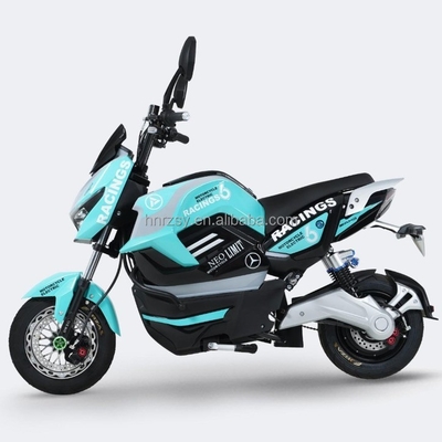 Mejor motocicleta eléctrica de 72v 3000w para 2 personas motos eléctricas motor y 1650 * 715 * 1000mm con ángulo de ascenso de 12