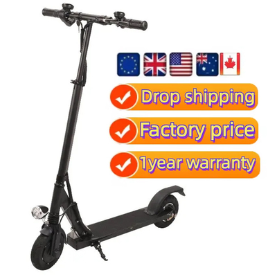 Scooter eléctrico plegable 2 ruedas 120w 8 pulgadas para niños alcance por carga 40-60km