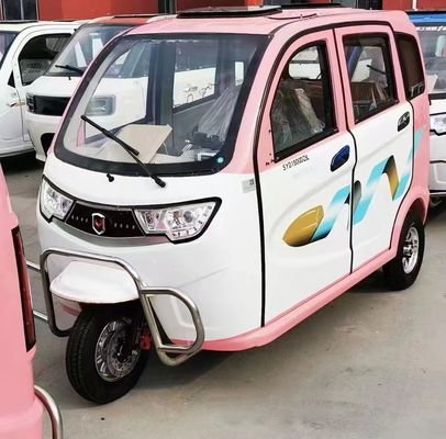 Triciclo eléctrico de 1000W para distribución de mercancías y entrega rápida Vehículo cerrado de gran capacidad