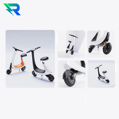 Potente scooter eléctrico de doble motor para adultos asiento de diseño plegable 35km / h velocidad máxima 100km alcance 36V 12Ah batería