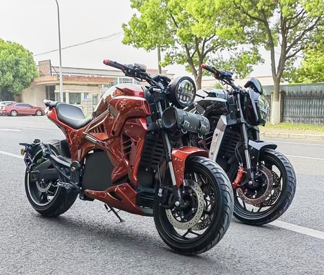Automóvil eléctrico de alta velocidad con batería de 72 V Frente y freno de disco trasero Doble escalada