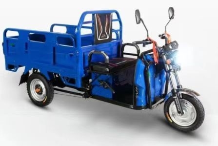 Motocicleta de carga eléctrica de 3 ruedas de 60 V con un kilometraje de conducción ≥ 90 km y un diseño duradero