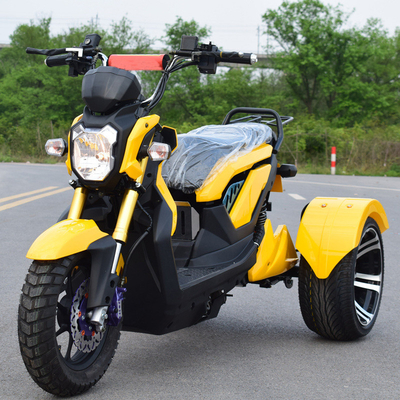 Scooter triciclo eléctrico de moda para 2 pasajeros con batería extraíble y alta capacidad de carga útil de ≥ 400 kg