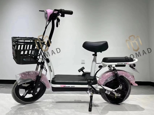 Cuadro de acero y batería de tubo abajo bici eléctrica de la ciudad scooter de la bicicleta para la venta