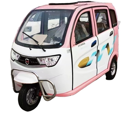 Triciclo de motocicleta eléctrica de 800W para adultos 3 ruedas 3.75-15 Tamaño del neumático Frente del tambor Sistema de freno del tambor trasero