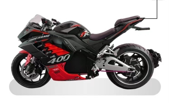 2024 Motocicleta eléctrica de carreras de 2 ruedas Max. velocidad 72V Voltado 3000w Alta potencia Bicicleta eléctrica para adultos Scooter de caminata
