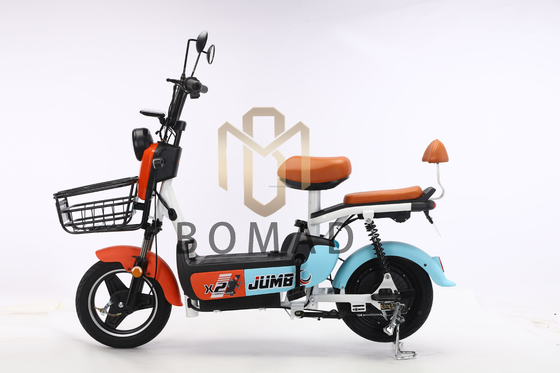 Bicicleta eléctrica de la ciudad Bicicleta scooter eléctrico Bicicleta con voltaje de 48V y batería de plomo-ácido fuente de alimentación