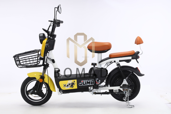Bicicleta eléctrica de la ciudad Bicicleta scooter eléctrico Bicicleta con voltaje de 48V y batería de plomo-ácido fuente de alimentación
