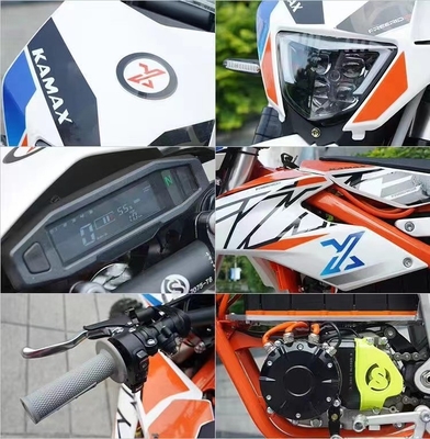Experimenta la emoción de las carreras todoterreno con nuestra motocicleta eléctrica de motor Max. Velocidad 40-60km/h Voltagem 60V