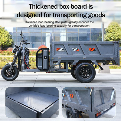 801-1000W Triciclo eléctrico de 3 ruedas Scooter eléctrico para adultos controlado por un controlador de tipo tubo