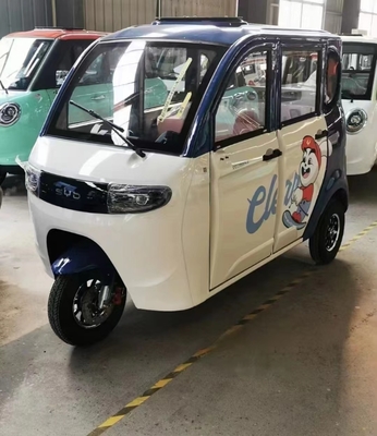 Sistema de freno del tambor delantero del tambor trasero 60V 1000W DC Motor Triciclo eléctrico