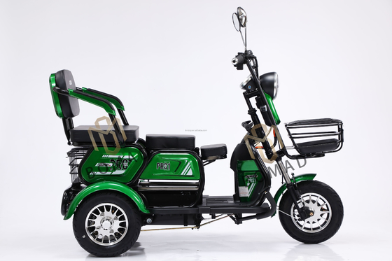 Triciclo eléctrico de tres ruedas de cuerpo abierto para adultos 48v 800w Batería 60V100Ah Ion de litio