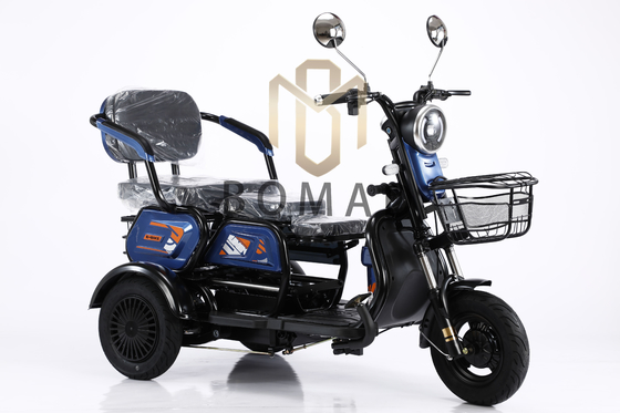 Triciclo eléctrico de tres ruedas de cuerpo abierto para adultos 48v 800w Batería 60V100Ah Ion de litio