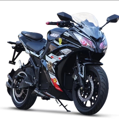 Motocicleta eléctrica de 72v con 8000W de potencia y velocidad de 75km/h