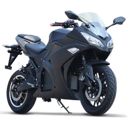 Motocicleta eléctrica Cafe Racer Motocicleta eléctrica de 1500w Moped eléctrico con sidecar y centro de ruedas de 12 pulgadas en el 2100 * 700 * 1200mm adecuado