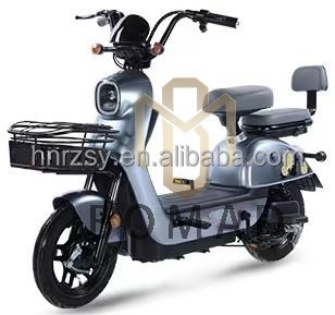 Cuadro de acero Batería para adultos Bicicleta eléctrica de la ciudad 48V 350W Bicicleta eléctrica Sepeda Motocicleta