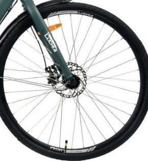 Conducción eléctrica automática 250 W Motor 700 c Bicicleta urbana con capacidad de batería de 7,6 Ah y velocidad 18