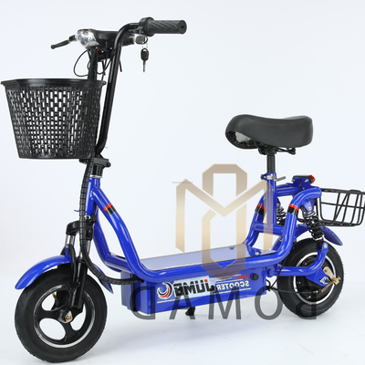 Bicicleta eléctrica 24v Bicicleta eléctrica para adultos Mini motocicleta eléctrica con rango por potencia de 15KM y velocidad máxima de 30km/h