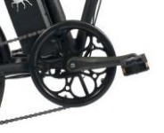 Bicicleta de movilidad eléctrica plegable de 1000W con motor de eje trasero y tiempo de carga 3 horas de conducción autónoma