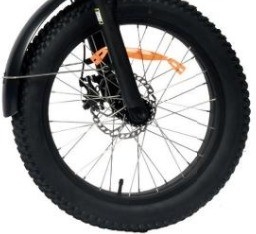 Bicicleta eléctrica urbana de ocio con batería integrada y pedal de potencia