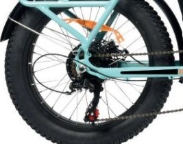 Bicicleta eléctrica urbana de ocio con batería integrada y pedal de potencia