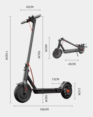 Aplicable Gente Scooter eléctrico unisex Scooter plegable para adultos con tiempo de carga de 6-8h y diseño resistente al agua
