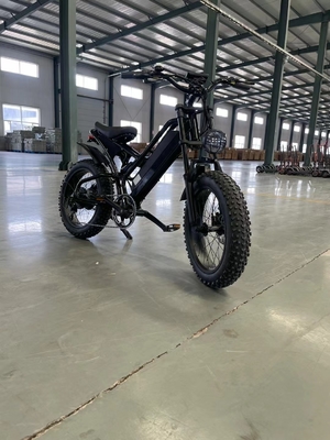 Bicicleta eléctrica de montaña de 20 pulgadas con 18 marchas y un par de 50-60 Nm