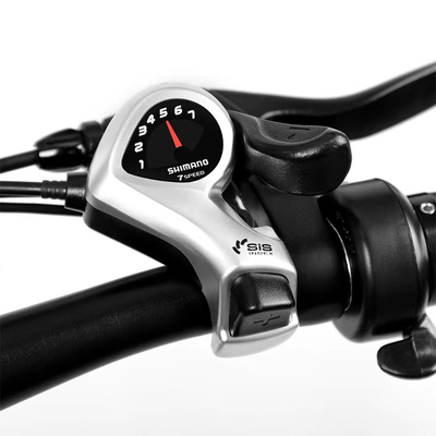 Bicicleta eléctrica 48V 350W 10.4AH Bicicleta eléctrica de largo alcance con batería integrada