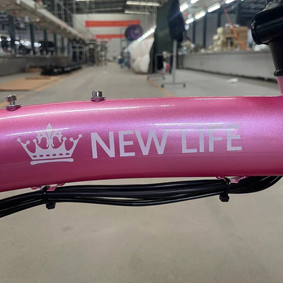 36v Batería de almacenamiento Bicicleta eléctrica plegable para adultos con motor de eje trasero y diseño compacto
