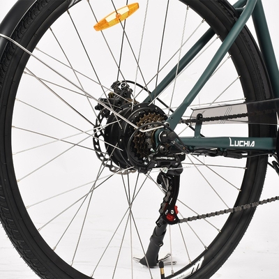 Potente bicicleta eléctrica de la ciudad con motor de 350w y batería de 48v 15ah