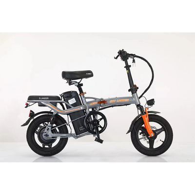 36 V de bicicleta eléctrica plegable con cerradura de cadena coche eléctrico con diseño y ancho de neumático 26 * 2.6