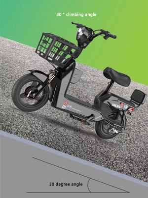 Velocidad 2024 Bicicleta eléctrica Cuadro de aleación de aluminio blanco con pantalla y velocidad máxima 30-50Km/h