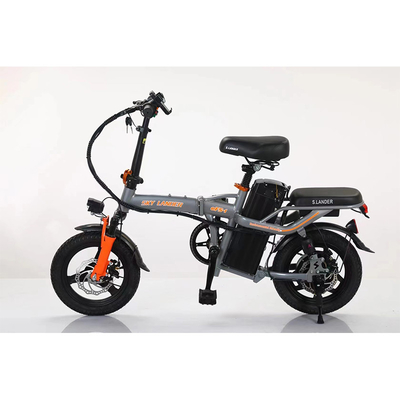 Bicicleta eléctrica plegable 350W Scooting Batería de coche con marco de aleación de aluminio y capacidad de batería de 11Ah