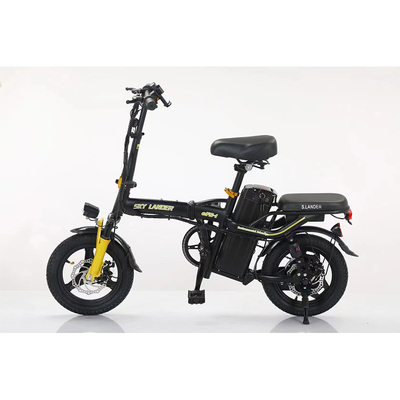 Bicicleta eléctrica plegable 350W Scooting Batería de coche con marco de aleación de aluminio y capacidad de batería de 11Ah