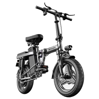 2024 Scooter eléctrico de velocidad Viaja 50 Km Ebike Bicicleta eléctrica con batería de 48V de rendimiento de tubo descendente