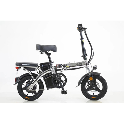 2024 Scooter eléctrico de velocidad Viaja 50 Km Ebike Bicicleta eléctrica con batería de 48V de rendimiento de tubo descendente