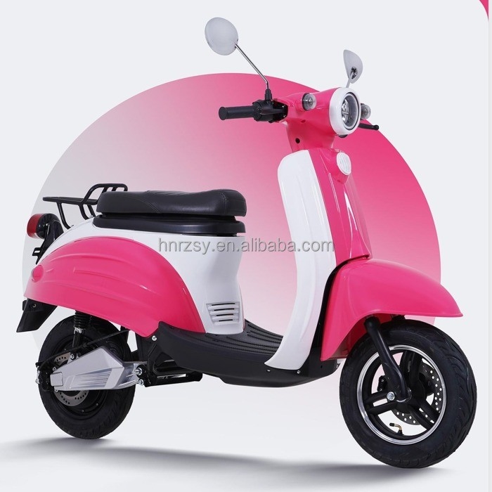 60v 72v 1000w motocicleta eléctrica motocicleta de 2 personas scooters de ciclomotor eléctrico con 10 pulgadas de aluminio de rueda de cubo y 100kg de carga