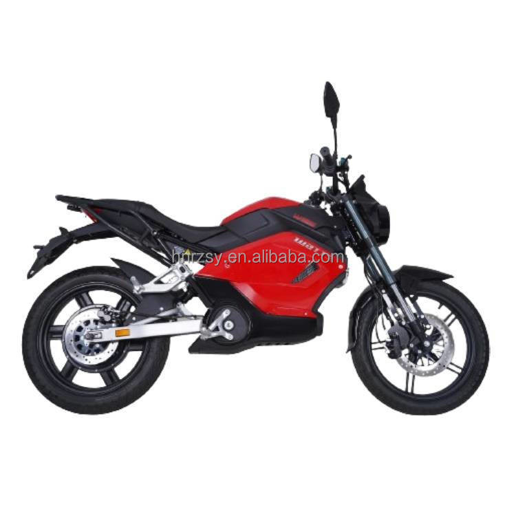 72v 3000w Motocicleta eléctrica para 2 personas Scooters de ciclomotor eléctrico con alta velocidad de 80km/h y 17 pulgadas de aluminio Hub de la rueda