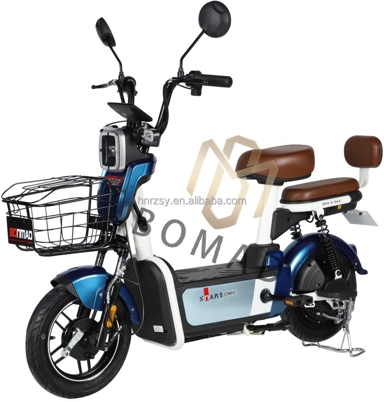 Velocidad máxima 30-50km/h 48V 350W Batería para adultos Bicicleta eléctrica de ciudad Bicicleta eléctrica Sepeda Motocicleta eléctrica