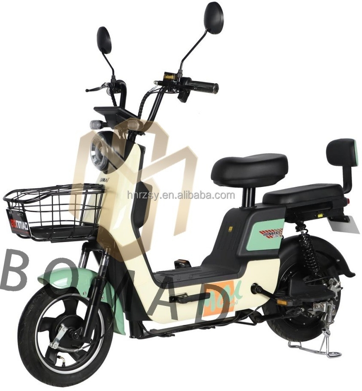 Scooter eléctrico estándar nacional de 48V 350W con engranajes de 3 velocidades y sistema de frenado de línea de freno